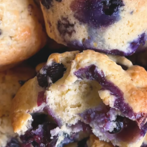Lemon Blueberry Jumbo Muffins