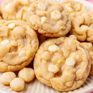 Small White Chip Macadamia Nut Cookies